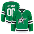 Moorv Custom D.Stars Kelly Green Home Authentic Pro Jerseys