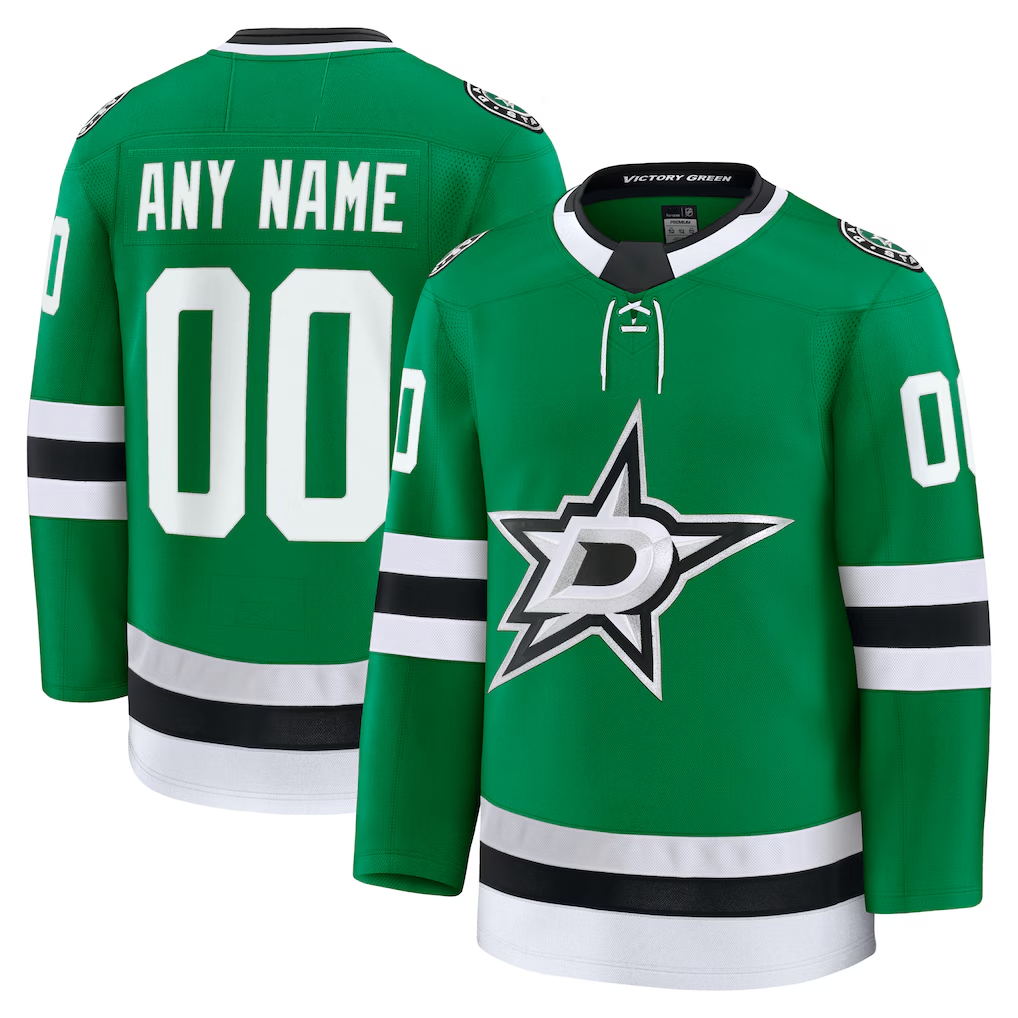 Moorv Custom D.Stars Kelly Green Home Premium Jerseys
