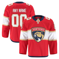 Moorv Custom F.Panthers Red Home Authentic Pro Jerseys