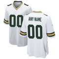 Moorv Custom GB.Packers White Home Game Stitched Jerseys