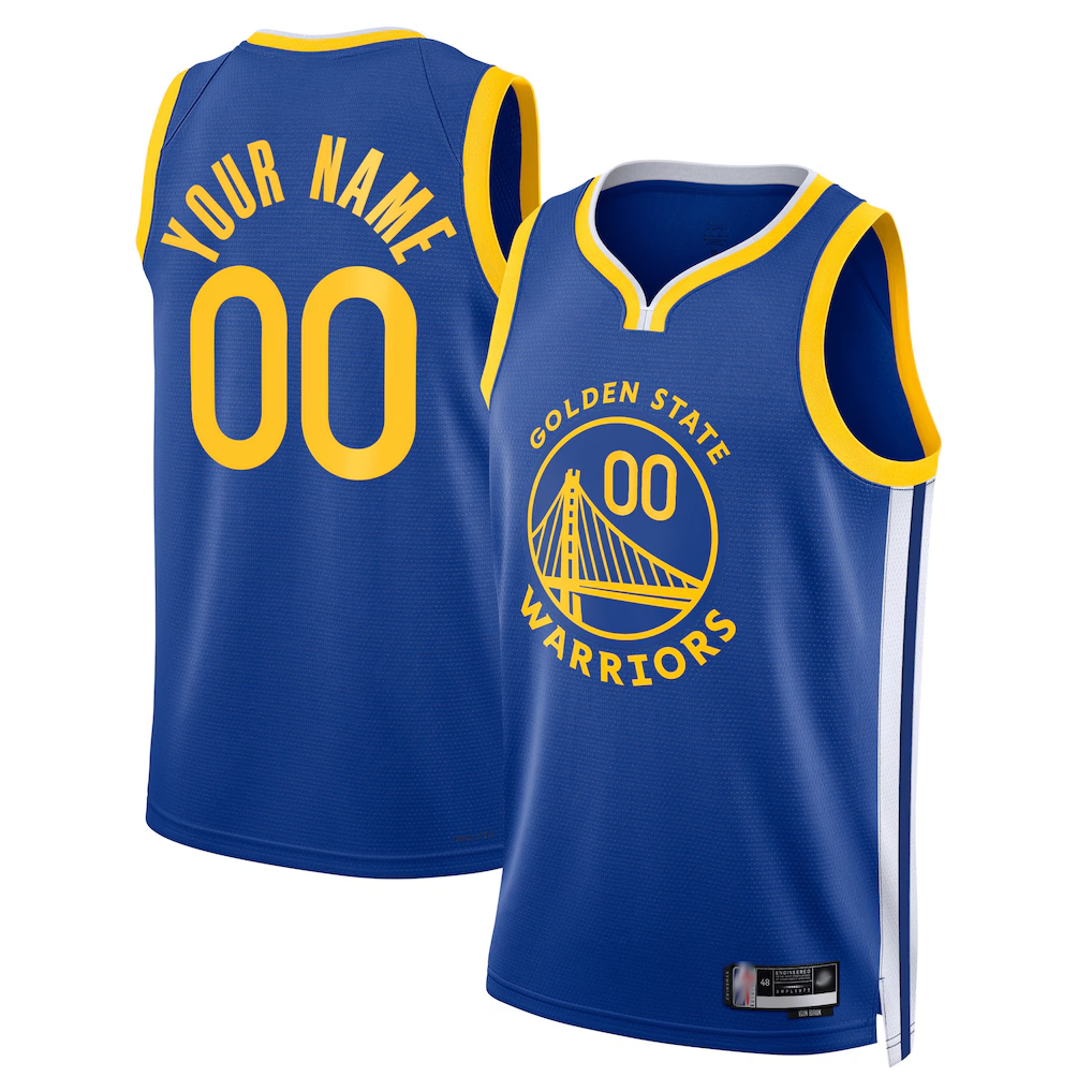 Moorv Custom GS.Warriors Royal Swingman Jerseys - Icon Edition