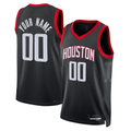 Moorv Custom H.Rockets White Swingman Stitched Jerseys- Association Edition