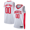 Moorv Custom H.Rockets White Swingman Stitched Stitched Jerseys- Association Edition