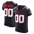 Moorv Custom H.Texans Navy Team Vapor F.U.S.E. Elite Stitched Jerseys