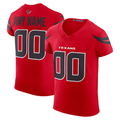 Moorv Custom H.Texans Red Alternate Vapor F.U.S.E. Elite Stitched Jerseys