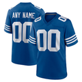Moorv Custom IN.Colts Royal Alternate Stitched Jerseys