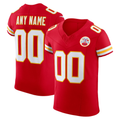 Moorv Custom KC.Chiefs Red Vapor F.U.S.E. Elite Stitched Jerseys