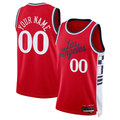 Moorv Custom L.Clippers Red 202425 Swingman Stitched Jerseys- Statement Edition
