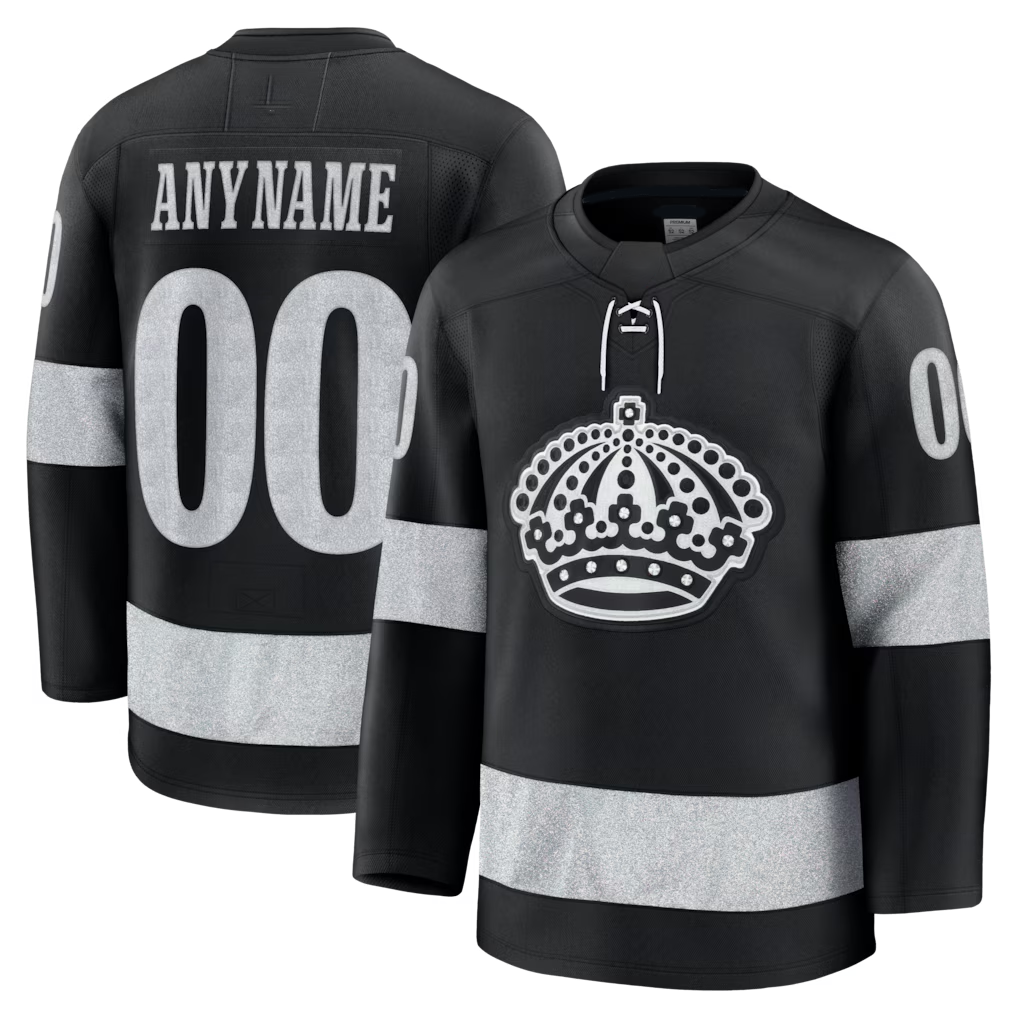 Moorv Custom LA.Kings Black Alternate Premium Jerseys