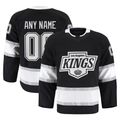Moorv Custom LA.Kings Black Home Authentic Pro Jerseys