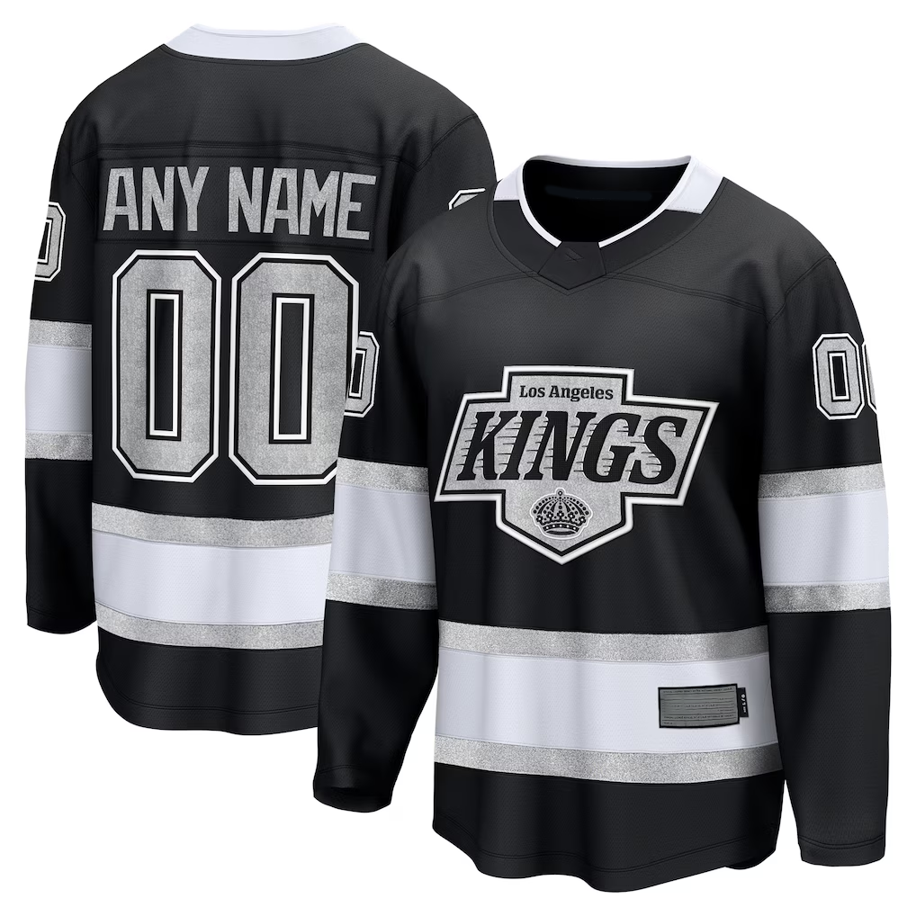 Moorv Custom LA.Kings Black Home Breakaway Jerseys