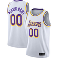 Moorv Custom LA.Lakers White 202021 Swingman Stitched Jerseys - Association Edition