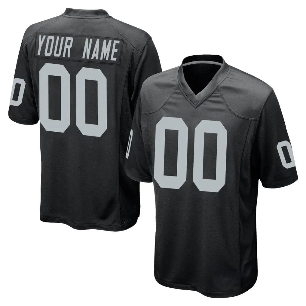 Moorv Custom LV.Raiders Black Home Game Any Name & Numbers Stitched Jerseys