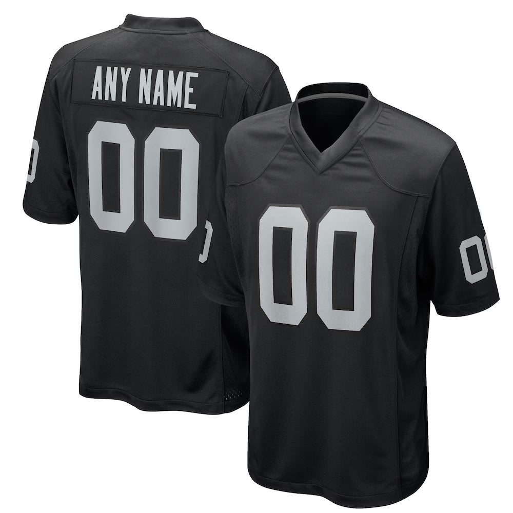 Moorv Custom LV.Raiders Black Home Game Stitched Jerseys