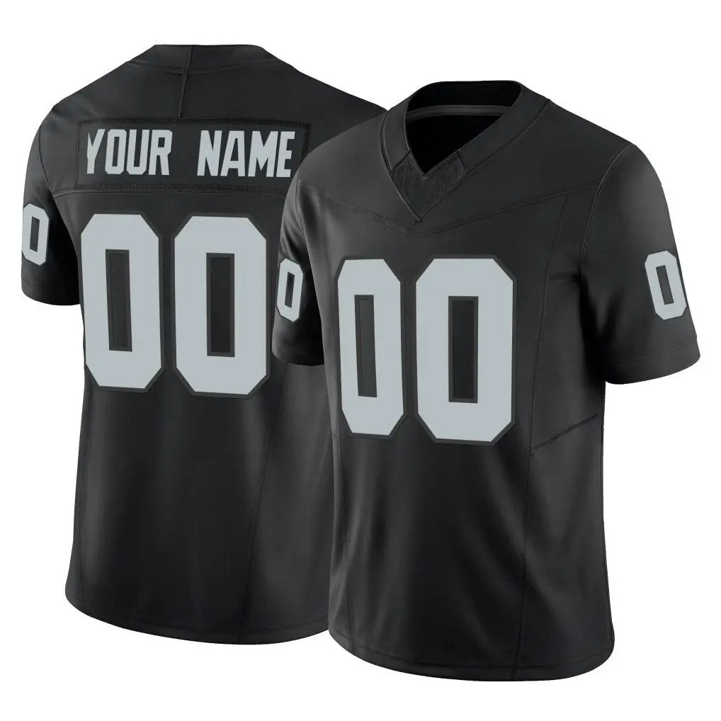 Moorv Custom LV.Raiders Black Limited Vapor F.U.S.E. Home Game Any Name & Numbers Stitched Jerseys