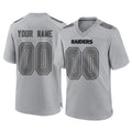 Moorv Custom LV.Raiders Gray Atmosphere Fashion Limited Game Any Name & Numbers Stitched Jerseys