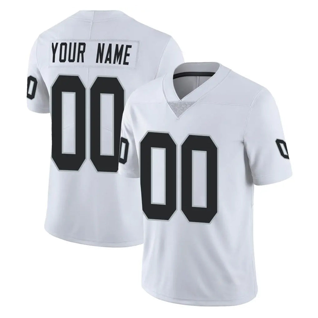 Moorv Custom LV.Raiders White Limited Vapor Untouchable Home Game Any Name & Numbers Stitched Jerseys