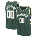 Moorv Custom M.Bucks Green Fast Break Jerseys - Icon Edition