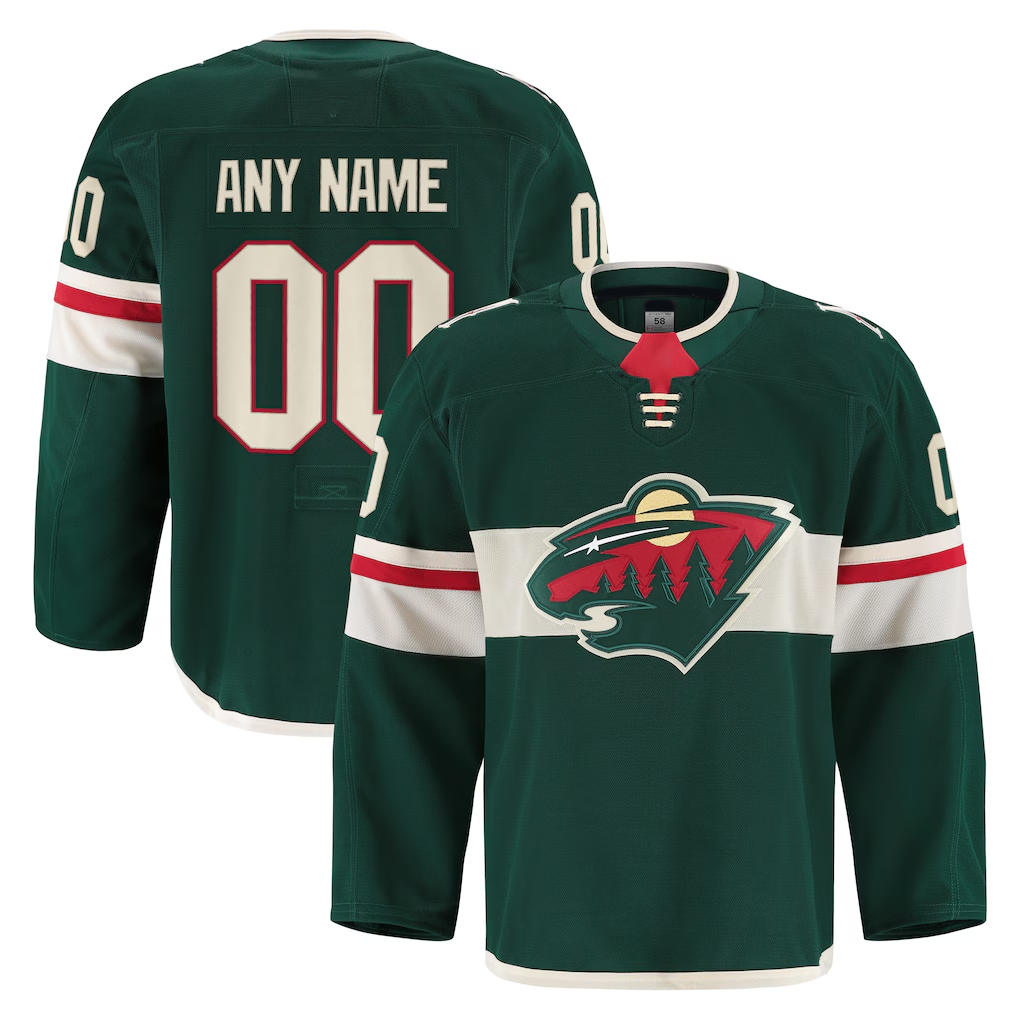 Moorv Custom M.Wild Green Home Authentic Pro Jerseys