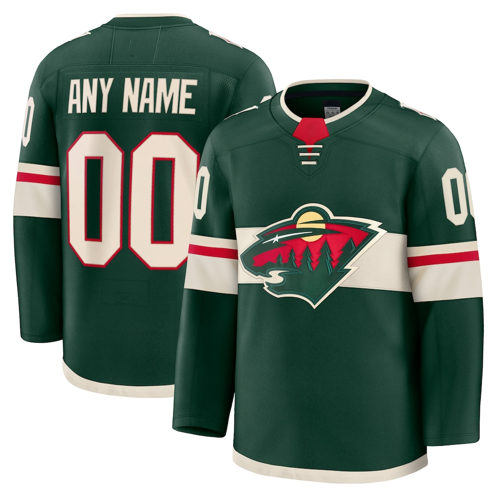 Moorv Custom M.Wild Green Home Premium Jerseys