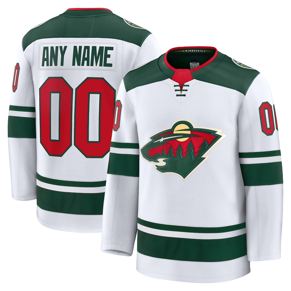 Moorv Custom M.Wild White Away Premium Jerseys