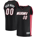 Moorv Custom M.Heat Black Fast Break Replica Jerseys - Icon Edition
