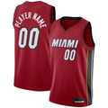 Moorv Custom M.Heat Heat Jordan Brand Red Swingman Jerseys - Statement Edition