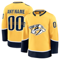 Moorv Custom N.Predators Gold Home Premium Jerseys