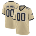 Moorv Custom NO.Saints Gold Gameday Golds Alternate Game Stitched Jerseys