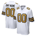 Moorv Custom NO.Saints White Alternate Stitched Jerseys