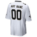 Moorv Custom NO.Saints White Home Game Stitched Jerseys
