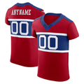 Moorv Custom NY.Giants Red Alternate Vapor F.U.S.E. Elite  Stitched Jerseys