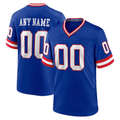 Moorv Custom NY.Giants Royal Classic Game Stitched Jerseys
