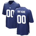 Moorv Custom NY.Giants Royal Game Stitched Jerseys