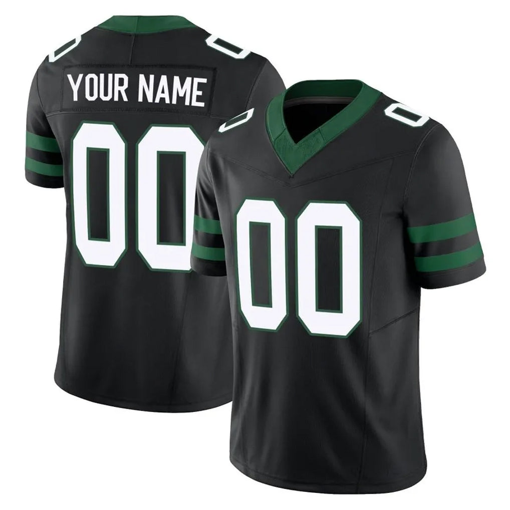 Moorv Custom NY.Jets Black Limited Legacy Vapor F.U.S.E. Home Game Any Name & Numbers Stitched Jerseys
