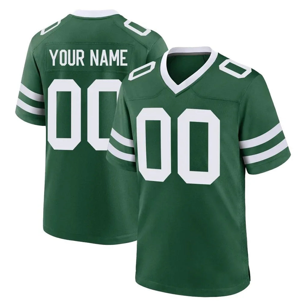 Moorv Custom NY.Jets Green Legacy Home Game Any Name & Numbers Stitched Jerseys
