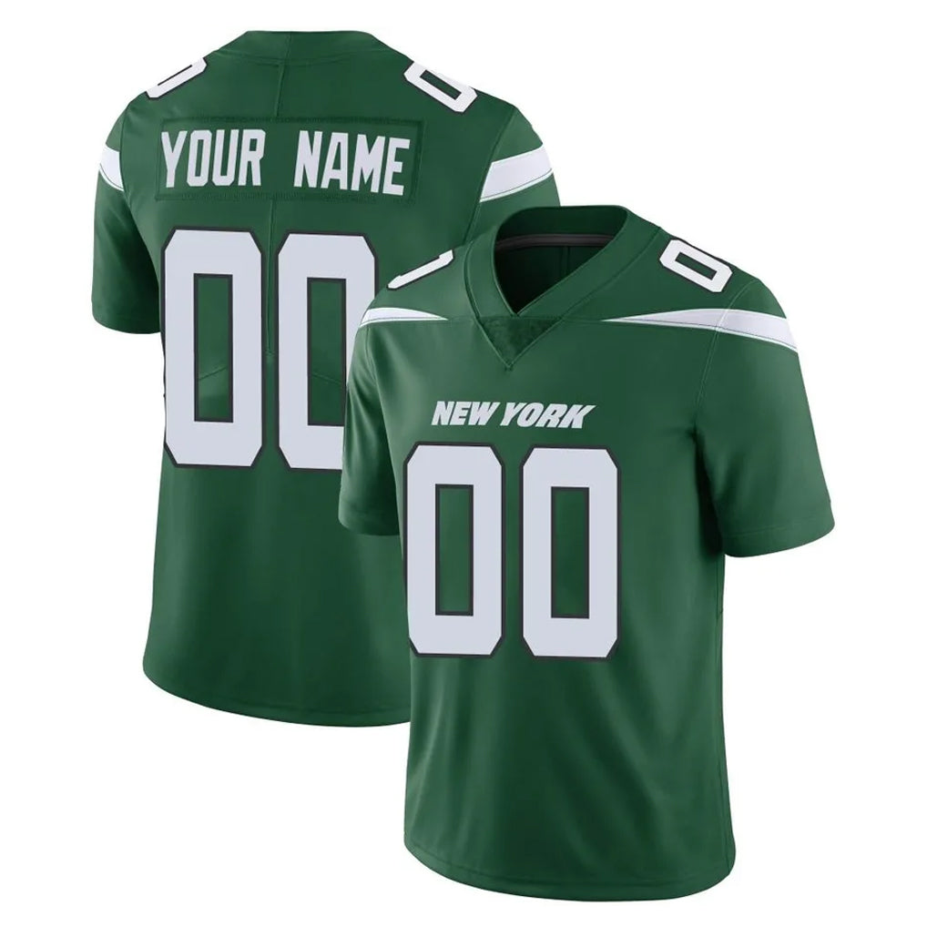 Moorv Custom NY.Jets Green Limited Vapor Home Game Any Name & Numbers Stitched Jerseys