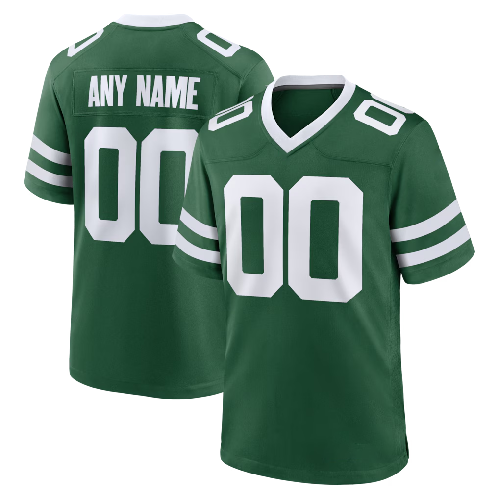 Moorv Custom NY.Jets Legacy Green Game Stitched Jerseys