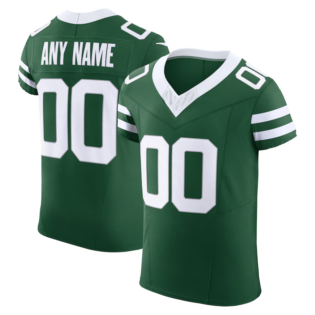 Moorv Custom NY.Jets Legacy Green Vapor F.U.S.E. Elite Stitched Jerseys
