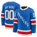 Moorv Custom NY.Rangers Blue Centennial Premium Jerseys