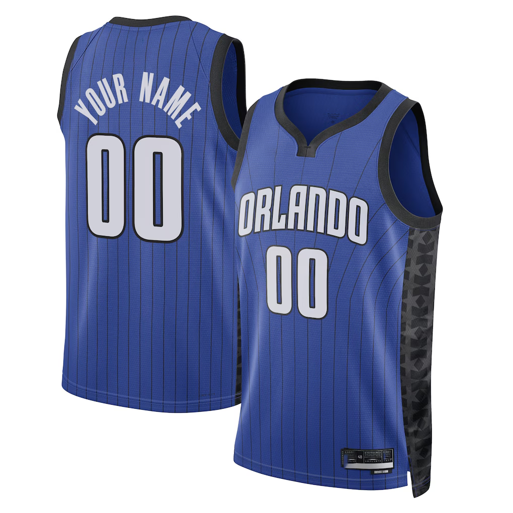 Moorv Custom O.Magic Royal 202223 Swingman Jerseys - Statement Edition