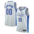 Moorv Custom O.Magic Silver 202526 City Edition Swingman Jerseys
