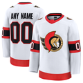 Moorv Custom O.Senators White Away Premium Jerseys