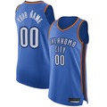 Moorv Custom OC.Thunder Blue Authentic Stitched Jerseys - Icon Edition