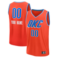 Moorv Custom OC.Thunder Orange Swingman Stitched Jerseys - Icon Edition