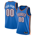 Moorv Custom OC.Thunder Blue Fast Break Stitched Jerseys- Statement Edition