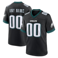 Moorv Custom P.Eagles Black Alternate Game Stitched Jerseys