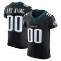 Moorv Custom P.Eagles Black Alternate Vapor F.U.S.E. Elite Stitched Jerseys