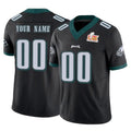 Moorv Custom P.Eagles Black Limited Vapor F.U.S.E. Super Bowl LIX Home Game Any Name & Numbers Stitched Jerseys