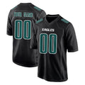 Moorv Custom P.Eagles Carbon Black Fashion Home Game Any Name & Numbers Stitched Jerseys